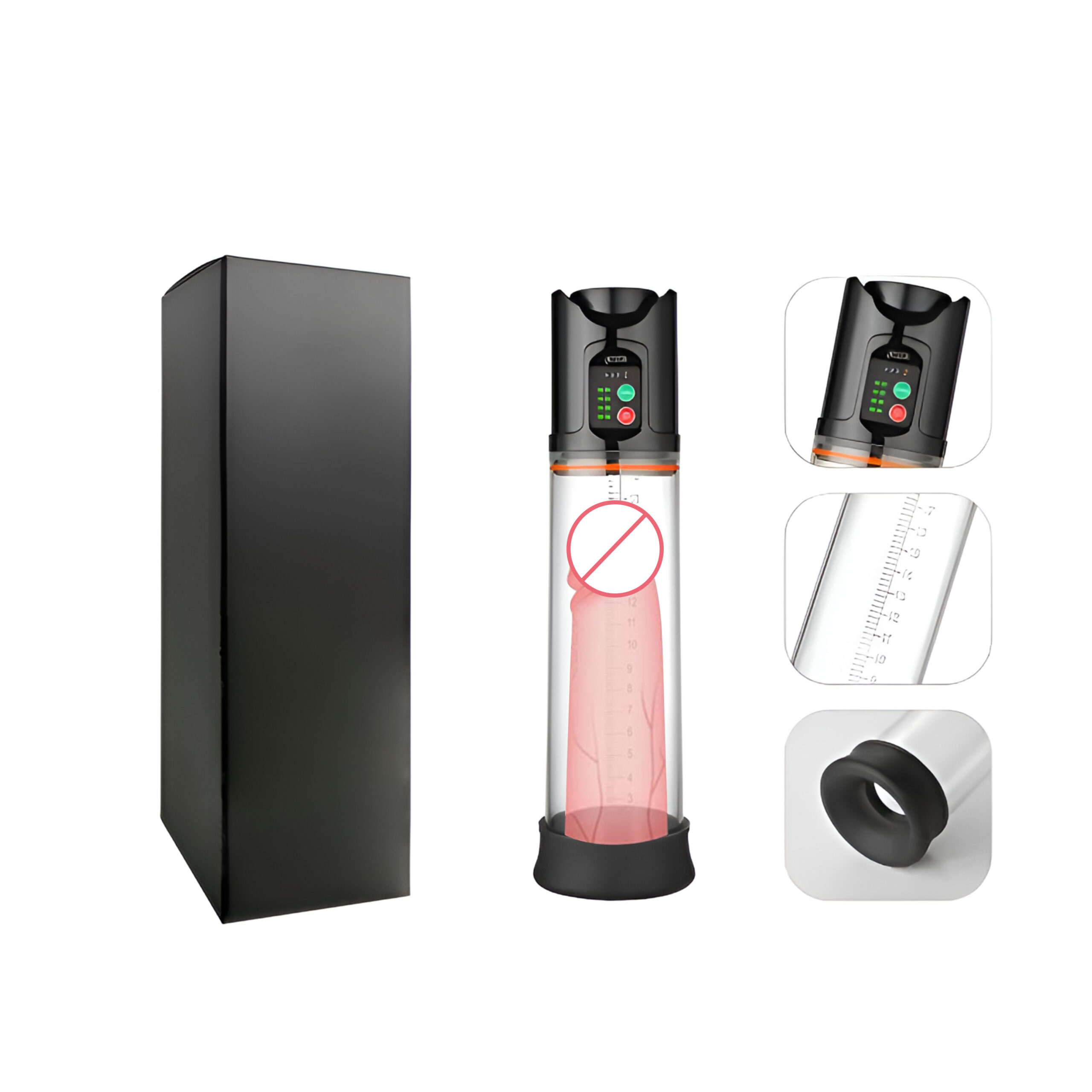 Electric Penis Pump Vacuum Enlargement Pump Automatic Suction Rechargeable Male Enhancement Device Sex Toys for Men Masturbation - Image 2