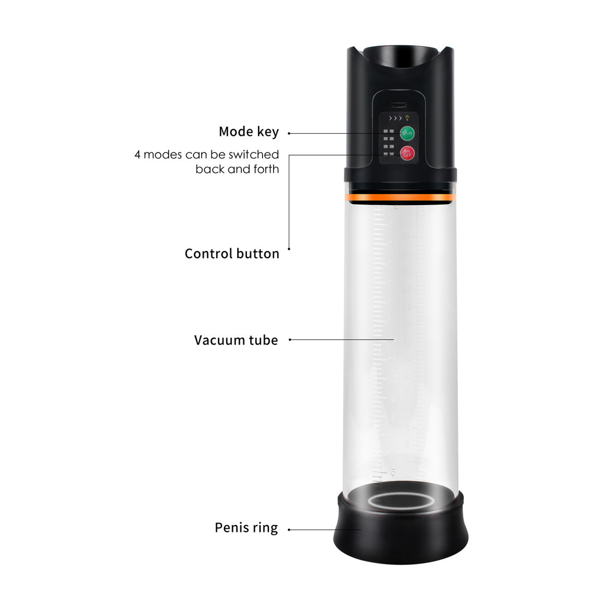 Electric Penis Pump Vacuum Enlargement Pump Automatic Suction Rechargeable Male Enhancement Device Sex Toys for Men Masturbation - Image 3