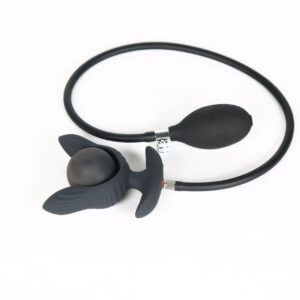 Electric Inflatable Anal Plug with Dual-Motor