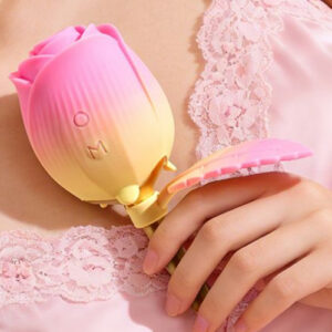 Flower shape rose vibrator suck toys female oral lesbian sex toy